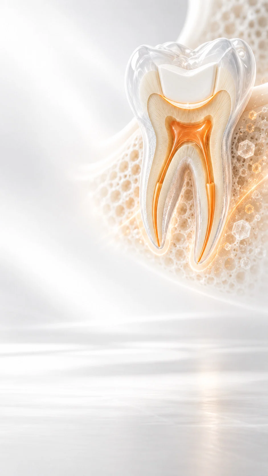 Conceptual illustration for Light-Cure Glass-Ionomer Liner