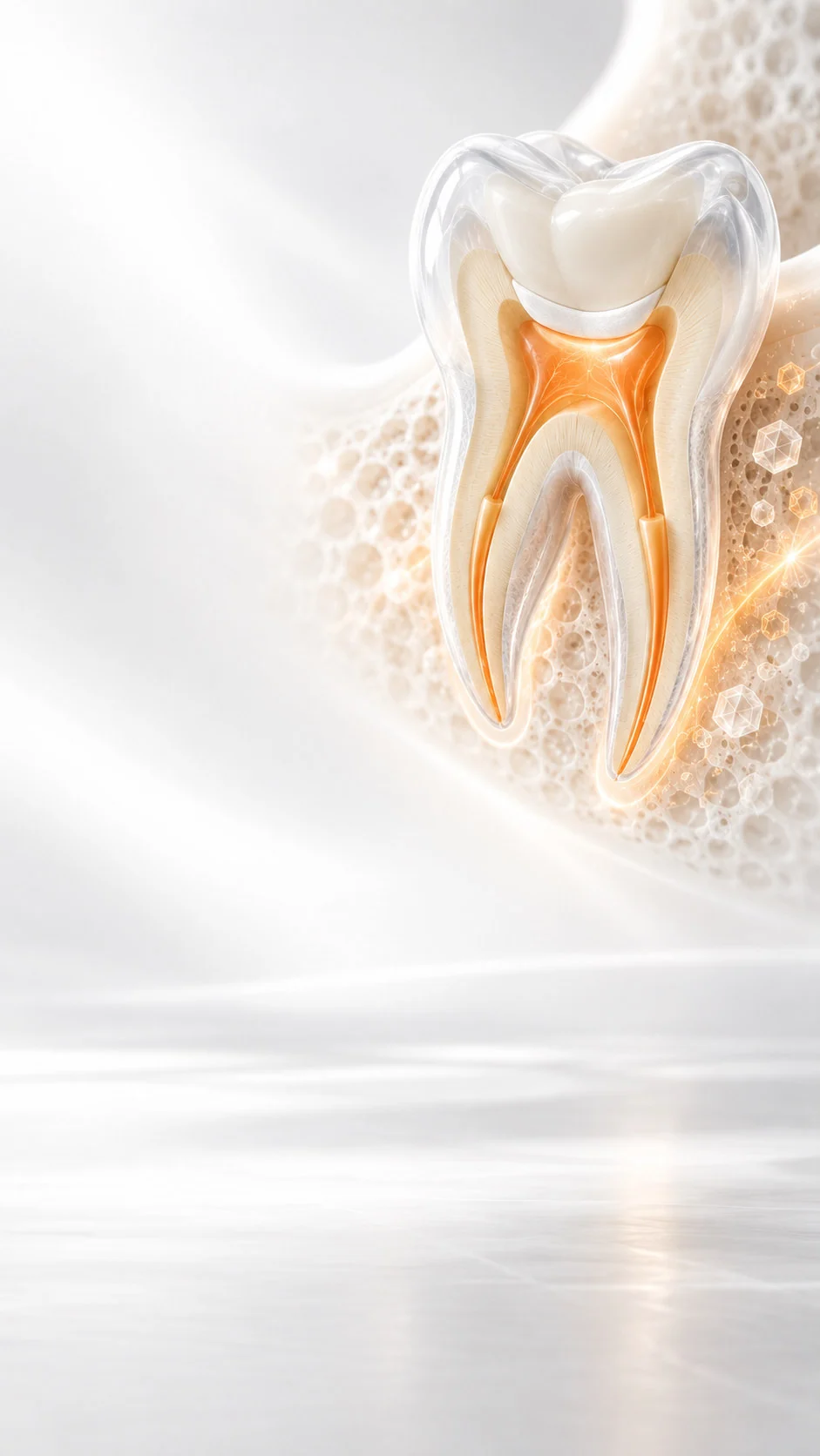 Conceptual illustration for Light-Cure Calcium Hydroxide Liner