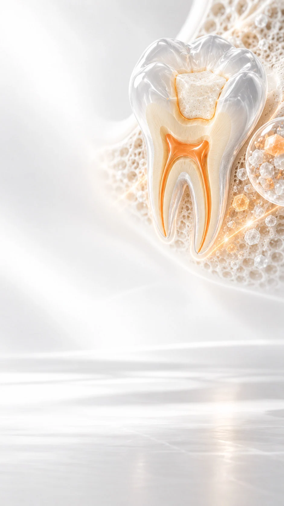 Conceptual illustration for Glass-Ionomer Restorative Cement Plus