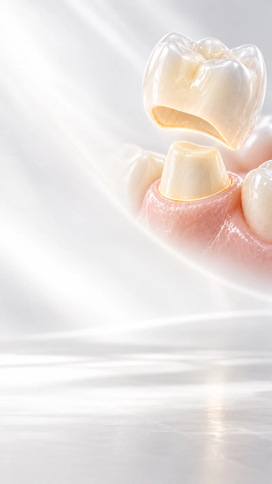 Conceptual illustration for Non-Eugenol Temporary Cement